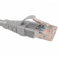 Nexxt - Cable de interconexión - RJ-45 (M) a RJ-45 (M) - 2.1 m - SFTP - CAT 6a - trenzado - gris