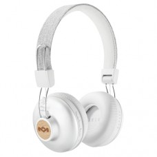 House of Marley Positive Vibration 2 Wireless - Auriculares con diadema con micro - en oreja - Bluetooth - inalámbrico - plata