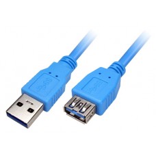 Xtech - USB extension cable - Blue - 6ft USB 3.0 Ext Xtech - USB extension cable - Blue - 6ft USB 3.0 Ext