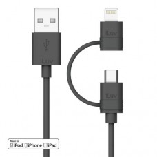iLuv Metal Forge Air - Auriculares internos con micro - en oreja - cableado - USB - aislamiento de ruido - gris espacio iLuv Metal Forge Air - Auriculares internos con micro - en oreja - cableado - USB - aislamiento de ruido - gris espacio