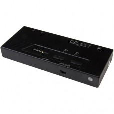 StarTech.com Switch Selector Matricial HDMI 2x2 - Conmutador 4K con Detección Automática y Control Serie - Interruptor de vídeo/audio - 2 x HDMI - sobremesa StarTech.com Switch Selector Matricial HDMI 2x2 - Conmutador 4K con Detección Automática y Control Serie - Interruptor de vídeo/audio - 2 x HDMI - sobremesa