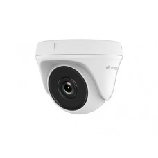HiLook CCTV - Mini domo 1080P - THC-T120-M - Sensor CMOS - Resolucion 1920 × 1080 - IR 20mts EXIR 2,0 - Lente 2,8mm - Angulo 103° - Menu OSD - IP66 - Soporta: HD-TVI/AHD/CVI/CVBS - Funciones: BLC, DWDR, DNR - Fabricación: Metal