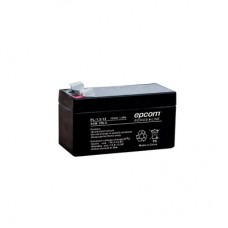 Batera con Tecnologa AGM / VRLA, 1.2 Ah. Para uso en aplicaciones de sistemas de seguridad electrnica con respaldo. Dimensions : 97 x 52 x 97 mm