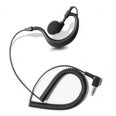 Audífono ajustable al oído con conector 3.5 mm para Kenwood PKT-03K, micrófono-bocina o cualquier dispositivo con esta entrada