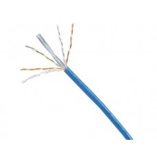 Bobina de Cable UTP 305 m. de Cobre, Azul, Categoría 6 (24 AWG), 1000Mbps, Riser (CMR), de 4 pares
