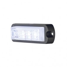 Luz Auxiliar Ultra Brillante X13 de 4 LEDs, Color Claro, con mica transparente
