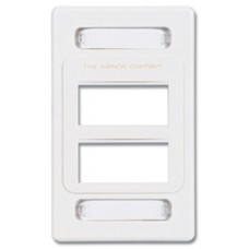 Placa de pared modular MAX, de 6 salidas, color blanco, versión bulk (Sin Empaque Individual)