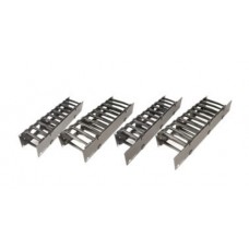 Organizador de Cable Horizontal RouteIT, Sencillo, Para Rack de 19in, 4in de profundidad, 1UR Organizador de Cable Horizontal RouteIT, Sencillo, Para Rack de 19in, 4in de profundidad, 1UR