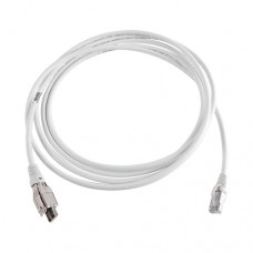 Patch Cord TERA Cat6A 1/10G Ethernet, de 4 pares y conector modular, LS0H, Color Marfil, 10m