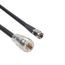 Cable LMR-240UF (Ultra Flex) de 60 cm con conectores N Hembra y SMA Macho.