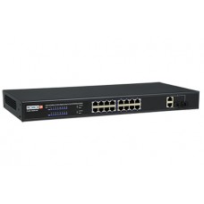 SWITCH POE PROVISION ISR 16 PUERTOS 10/100 MBPS + 2G O SFP