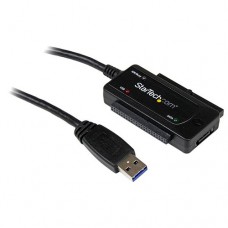 StarTech.com Adaptador Convertidor SATA IDE 2,5 3,5 a USB 3.0 Super Speed para Disco Duro HDD - Serial ATA USB A - Controlador de almacenamiento - ATA / SATA - 4.8 GBps - USB 3.0 - negro - para P/N: PEXUSB3S42V, PEXUSB3S44V