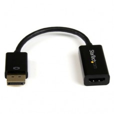 StarTech.com Conversor de Vídeo DisplayPort a HDMI con Audio – Adaptador Activo DP 1.2 para Ordenadores de Sobremesa/Laptops – 4K @ 30Hz - Vídeo conversor - DisplayPort - HDMI - para P/N: TB3CDK2DP, TB3CDK2DPUE, TB3DK2DHV, TB3DK2DHVUE, TB3DK2DPM2, TB3DKM2 StarTech.com Conversor de Vídeo DisplayPort a HDMI con Audio – Adaptador Activo DP 1.2 para Ordenadores de Sobremesa/Laptops – 4K @ 30Hz - Vídeo conversor - DisplayPort - HDMI - para P/N: TB3CDK2DP, TB3CDK2DPUE, TB3DK2DHV, TB3DK2DHVUE, TB3DK2DPM2, TB3DKM2