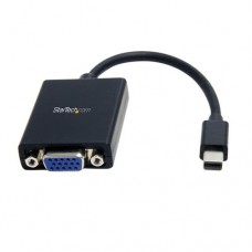 StarTech.com Adaptador Conversor de Vídeo Mini DisplayPort a VGA - Cable Convertidor Activo - Hembra VGA HD15 - Macho Mini DP - 1920x1200 - Adaptador de vídeo - Mini DisplayPort (M) a HD-15 (VGA) (H) - DisplayPort 1.2 - 13 cm - activo - negro - para P/N: 