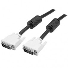 StarTech.com Dual Link DVI Cable - 25 ft - Male to Male - 2560x1600 - DVI-D Cable - Computer Monitor Cable - DVI Cord - Video Cable (DVIDDMM25) - Cable DVI - enlace doble - DVI-D (M) a DVI-D (M) - 7.6 m - negro - para P/N: BNDDKTCHVPRS, CDP2DVIDP, CDPVDHD