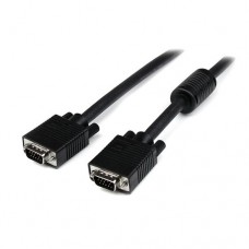 StarTech.com Cable Coaxial de Vídeo de Alta Resolución para Monitor de Ordenador de 15,2 metros VGA - 2x HD15 Macho - Negro - Cable VGA - HD-15 (VGA) (M) a HD-15 (VGA) (M) - 15.2 m - moldeado - negro - para P/N: CDP2VGA, CDP2VGAFC, DVI2VGAE, DVISPL1VV, DV