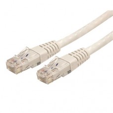 StarTech.com Cat6 Ethernet Cable - 3 ft - White - Patch Cable - Molded Cat6 Cable - Short Network Cable - Ethernet Cord - Cat 6 Cable - 3ft (C6PATCH3WH) - Cable de interconexión - RJ-45 (M) a RJ-45 (M) - 91 cm - UTP - CAT 6 - moldeado - blanco - para P/N: