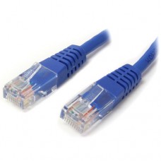 StarTech.com Cat5e Ethernet Cable - 10 ft - Blue - Patch Cable - Molded Cat5e Cable - Network Cable - Ethernet Cord - Cat 5e Cable - 10ft (M45PATCH10BL) - Cable de interconexión - RJ-45 (M) a RJ-45 (M) - 3 m - UTP - CAT 5e - moldeado - azul - para P/N: EO StarTech.com Cat5e Ethernet Cable - 10 ft - Blue - Patch Cable - Molded Cat5e Cable - Network Cable - Ethernet Cord - Cat 5e Cable - 10ft (M45PATCH10BL) - Cable de interconexión - RJ-45 (M) a RJ-45 (M) - 3 m - UTP - CAT 5e - moldeado - azul - para P/N: EO