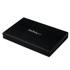 StarTech.com Caja Carcasa de Aluminio USB 3.0 de Disco Duro HDD SATA 3 III 6Gbps de 2,5 Pulgadas Externo con UASP - Caja de almacenamiento - 2.5