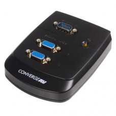 StarTech.com Duplicador Divisor de Vídeo VGA de 2 puertos de Montaje en Pared - Splitter Multplicador - 250MHz - Bifurcador de vídeo - 2 x VGA - sobremesa - para P/N: SVA9M2NEUA