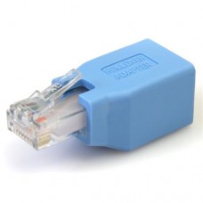 StarTech.com Adaptador Rollover/Consola Cisco para Cable RJ45 Ethernet  M/H - Cable de adaptador de red - RJ-45 (M) a RJ-45 (H) - azul