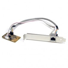StarTech.com Adaptador Tarjeta de Red NIC Mini PCI Express PCI-e PCIe 1 Puerto Gigabit Ethernet - 1x RJ45 Hembra - Adaptador de red - PCIe Mini Card - Gigabit Ethernet StarTech.com Adaptador Tarjeta de Red NIC Mini PCI Express PCI-e PCIe 1 Puerto Gigabit Ethernet - 1x RJ45 Hembra - Adaptador de red - PCIe Mini Card - Gigabit Ethernet