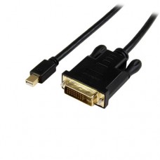 StarTech.com Cable de 91cm Adaptador Conversor Mini DisplayPort a DVI - Convertidor Activo - MiniDP Macho - DVI Macho - 1920x1200 - Cable DisplayPort - Mini DisplayPort (M) a DVI-D (M) - 90 cm - activo - negro