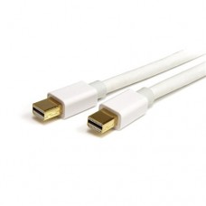 StarTech.com Cable de 2m de Monitor Mini DisplayPort 1.2 Macho a MiniDP Macho- Mini DP Blanco 4k - Cable DisplayPort - Mini DisplayPort (M) a Mini DisplayPort (M) - 2 m - blanco - para P/N: CDP2MDP, CDP2MDPFC, CDPVDHDMDP2G, CDPVDHDMDPRG, CDPVDHDMDPSG, CDP