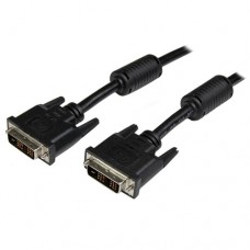 StarTech.com DVI Cable - 15 ft - Single Link - Male to Male Cable - 1920x1200 - DVI-D Cable - Computer Monitor Cable - DVI Cord - DVI to DVI Cable (DVIDSMM15) - Cable DVI - enlace simple - DVI-D (M) a DVI-D (M) - 4.6 m - negro - para P/N: BOX4CABLE, CDPVG