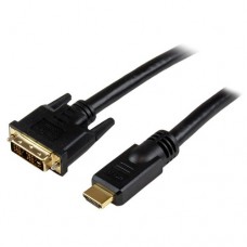 Cable adaptador HDMI a DVI-D StarTech.com - 7, 6 m, HDMI, DVI-D, Macho/Macho, Negro
