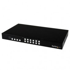 StarTech.com Switch Conmutador Matrix HDMI 4x4 con Multivisor Videowall o Imagen e Imagen PAP - Interruptor de vídeo/audio - sobremesa - para P/N: SVA12M5NA