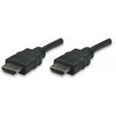 CABLE HDMI MANHATTAN 5.0M 4K 3D M-M VELOCIDAD 1.4 MONITOR TV PROYECTOR
