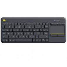 Logitech Wireless Touch Keyboard K400 Plus - Teclado - con panel táctil - inalámbrico - 2.4 GHz - negro