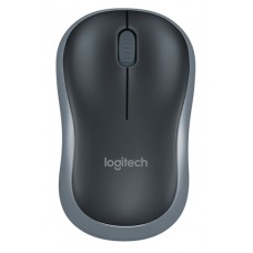 Logitech M185 - Ratón - óptico - 3 botones - inalámbrico - 2.4 GHz - receptor inalámbrico USB - gris vencejo