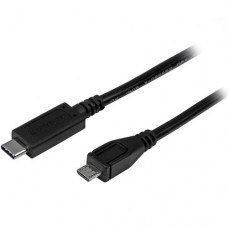 StarTech.com Cable Adaptador de 1m USB-C a Micro B - USB 2.0 Type-C - Cable USB - USB-C (M) a Micro-USB tipo B (M) - USB 2.0 - 1 m - negro - para P/N: HB30A3A1CFB, HB30A3A1CSFS, HB30C3A1CFB, HB30C3A1CFS