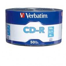Disco CD-R VERBATIM 97488 - CD-R, 700 MB, 50, 52x, 80 min