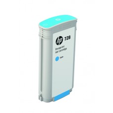 HP 728 - 130 ml - cian tintado - original - DesignJet - cartucho de tinta - para DesignJet T730, T830