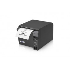 Epson TM T70-i - Impresora de recibos - línea térmica - rollo 8 cm - 203 x 203 ppp - hasta 170 mm/segundo - USB, LAN - gris oscuro