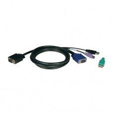 Cable KVM TRIPP-LITE B042 - 3, 05 m, VGA (D-Sub), Macho/Macho