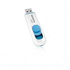 ADATA Classic Series C008 - Unidad flash USB - 64 GB - USB 2.0 - blanco, azul