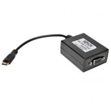 Adaptador convertidor TRIPP-LITE P131-06N-MINI - Negro, HDMI, VGA