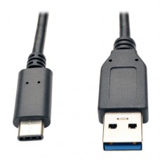 Cable USB 3.1 Gen 2 TRIPP-LITE U428-003-G2 - USB C, USB A, Macho/Macho, 1, 83 m, Negro