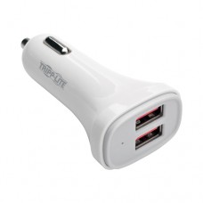 Cargador USB TRIPP-LITE U280-C02-S2 - Auto, USB, Color blanco, 5 V
