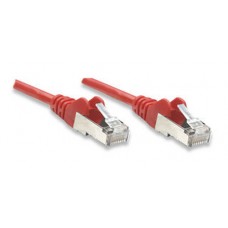 Cable de red INTELLINET 342179 - 3 m, RJ-45, RJ-45, Macho/Macho, Rojo