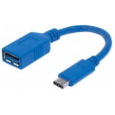 CABLE ADAPTADOR CONVERTIDOR USB-C 3.1 A USB-A 3.0 MACHO-HEMBRA 