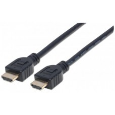 CABLE HDMI INTRAMURO MANHATTAN CL3 1.0M ETHERNET 3D 4K M-M VELOCIDAD 2.0