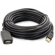 Cable USB BROBOTIX 150153 - Macho/hembra, 10 m, Negro