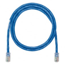 Cable de parcheo UTP Categora 5e, con plug modular en cada extremo - 1 m. - Azul
