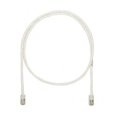 Cable de parcheo UTP Categora 5e, con plug modular en cada extremo - 1 m. - Blanco mate