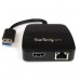 StarTech.com Replicador de Puertos Universal USB 3.0 de viajes para Portátiles Mini Estación de Conexión con Ethernet Gigabit y HDMI - Estación de conexión - USB - HDMI - GigE